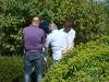 SWL Eric, et F1HVB Andr qui aident les astronomes